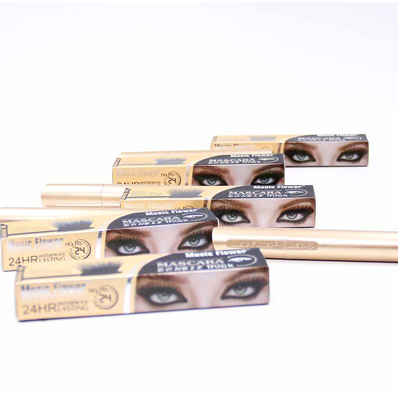 4D Lashes Silk Waterproof Rimel 3d Eyelash Extension Lengthening Golden Bottle Mascara