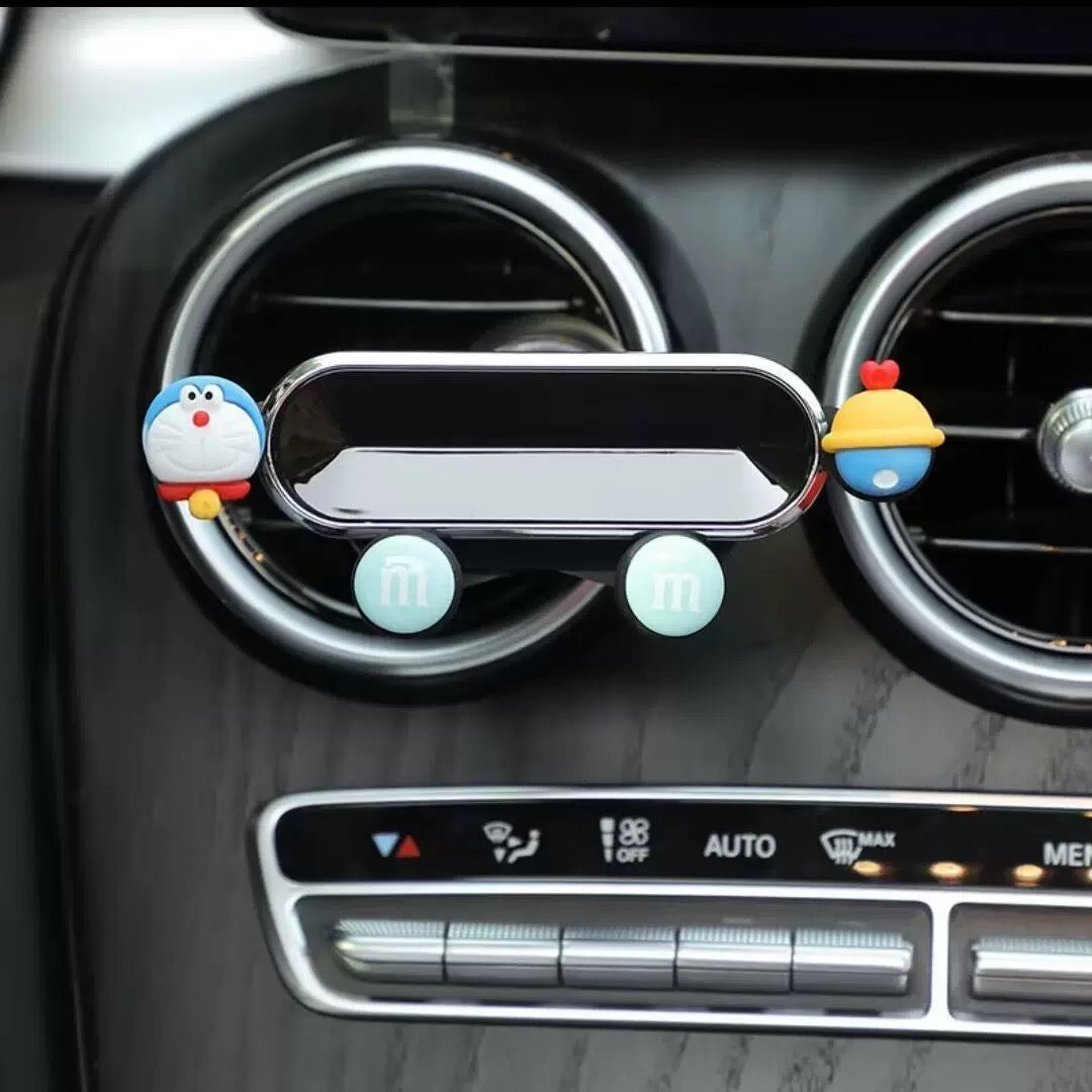 Car mobile phone holder car holder cartoon cute style car air outlet mobile phone navigation fixed support bracket