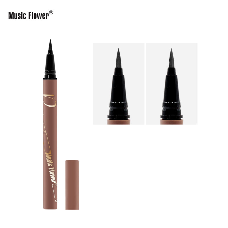 Music Flower Waterproof Long lasting Smudgeproof Fast Dry Press Eyeliner Pencil