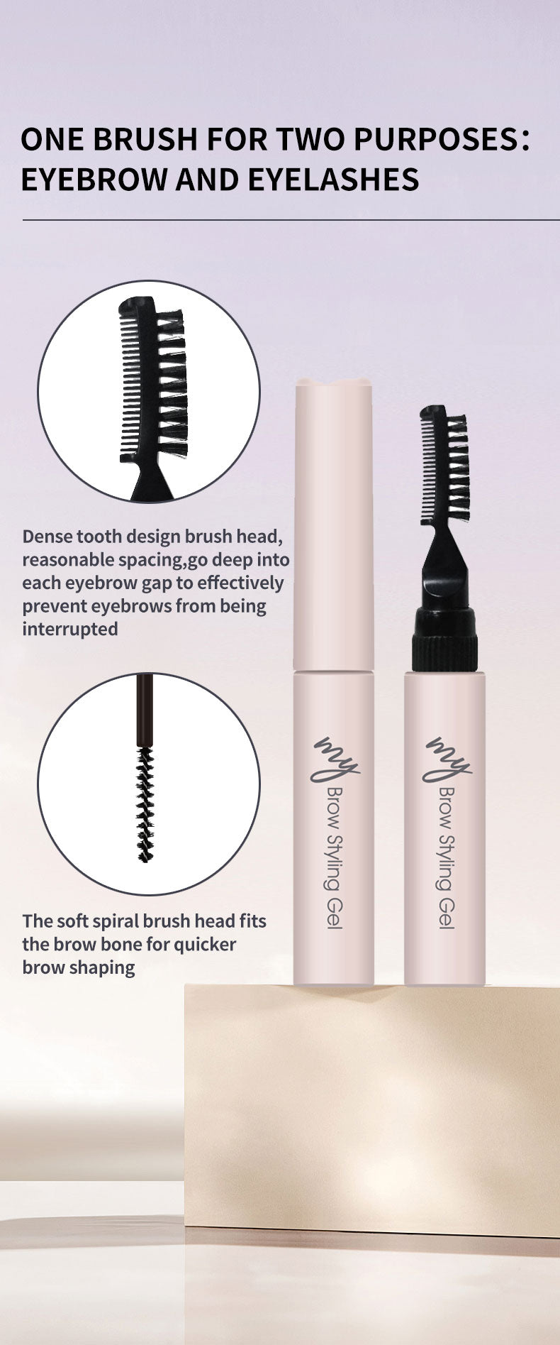 3 PCS Eyebrow Color Set Include Clear Eyebrow Gel,Eyebrow Pencil,Waterproof Eyebrow Pomade ,Long Lasting Eyebrow Makeup Kits