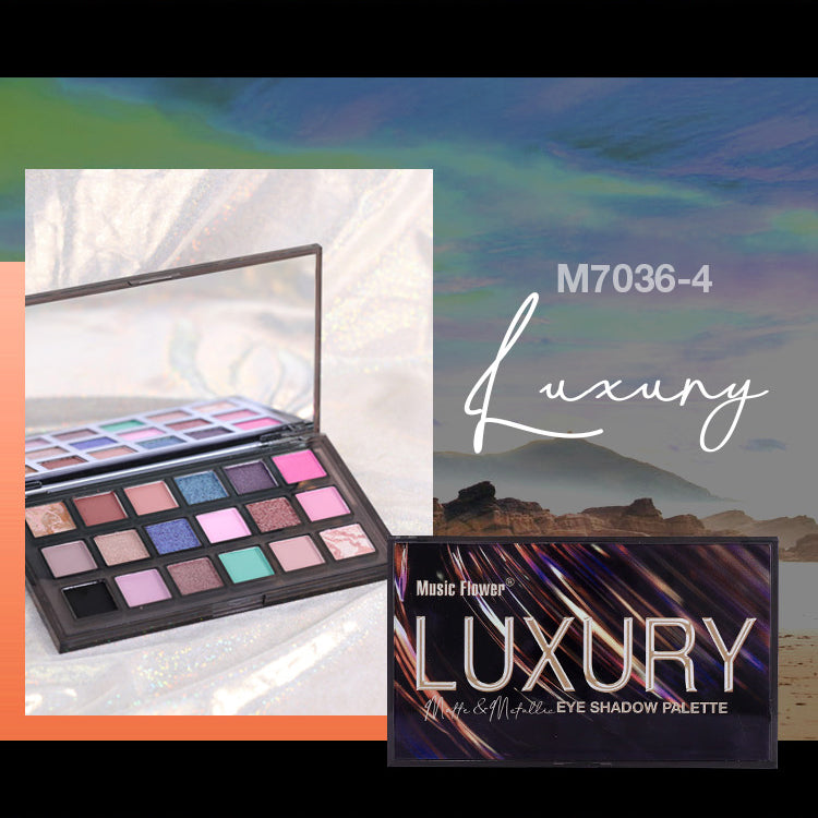 Music Flower 18 Colors Eyeshadow Pallet