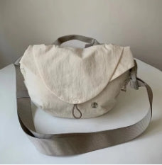 Magnetic bag sports crossbody bag for women fitness cycling waist bag nylon dumpling shoulder bag for men
