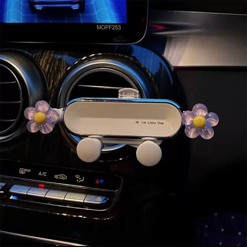 Car mobile phone holder car holder cartoon cute style car air outlet mobile phone navigation fixed support bracket